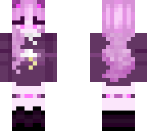 pink cat girl