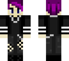 punk/goth short-hair girl