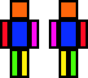 rainbow box-man (without hood)