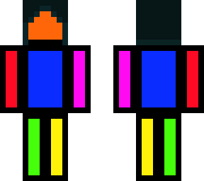 rainbow box-man