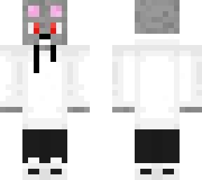 rat in white hoodie