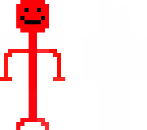 red stick man