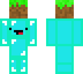 skeppy holding grass block