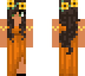 sunflower crown maiden