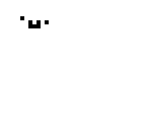white blob