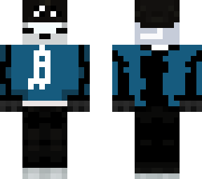 white fox blue shirt