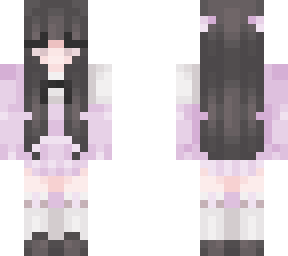 * purple schoolgirl *