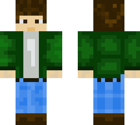 bomber jacket, jeans and boots. v nice!