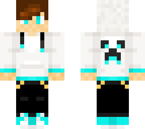 boy with creeper hoodie (light blue).