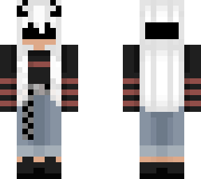 brown demon girl minecraft skin