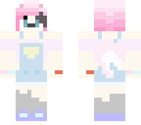 buttercream in overalls