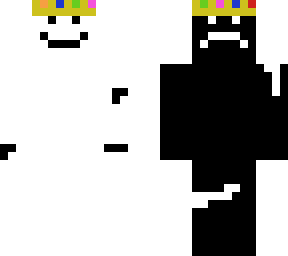 corrupted sad and happy face (crown)