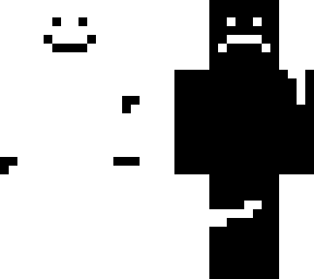 corrupted sad and happy face