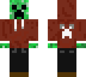 creeper with hoodie