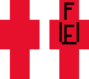 e on bottom layer with f u on outer this is a meme skin