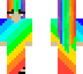 edit rainbow girl