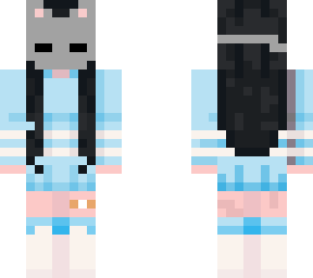 edited skin) cat mask
