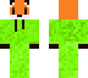fox in creeper clothes