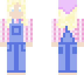 gingham overalls with bandana