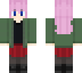 girl with pink hair going out outfit