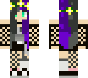 goth half and half girl