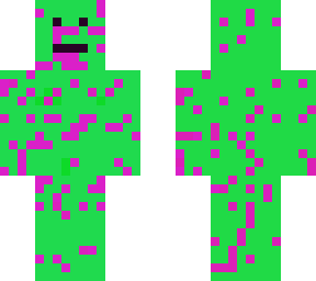 green polka dot man