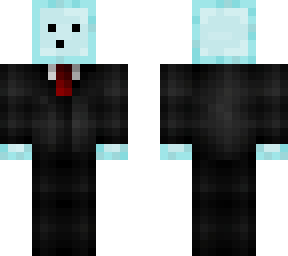 ice slime in a suit