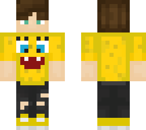 me in a spongebob shirt