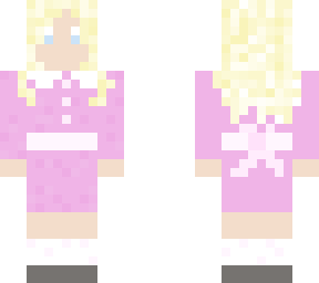 pink dress & flower headpiece