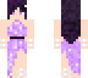prom outfit black hair and blue dress