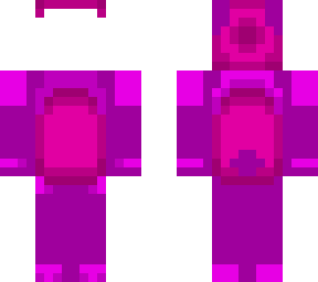 purple/pink panda