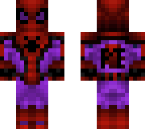 purple pt spiderman