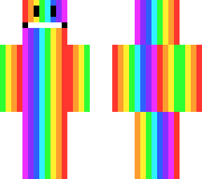 rainbow skin