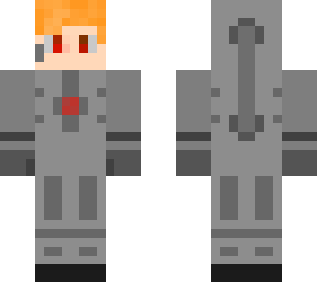 red-headed cyborg