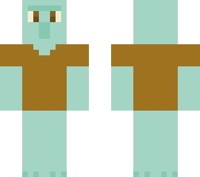 Squidward Minecraft Skin
