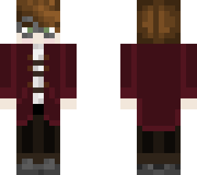 trench coat short hair person