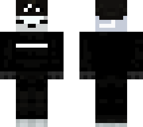 white fox black
