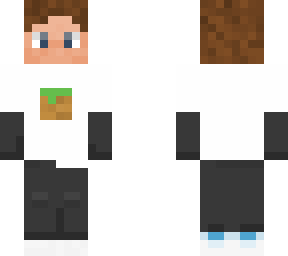 white shirt guy with grass block