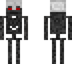 whiter skeleton with removable helmet
