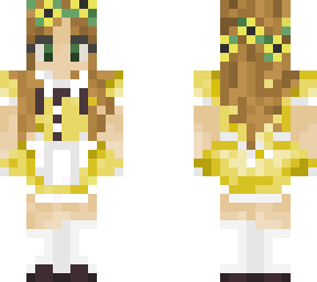 yellow maid dress