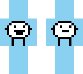 :d blue blob