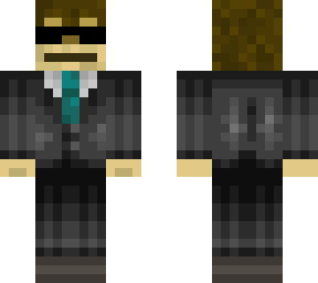 agent monkey cyan tie