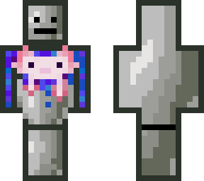 axolotl bucket ( edited, not my skin)