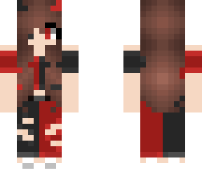 black red devil