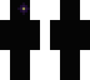 black with a weird thing on the eye