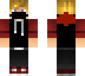 blonde masked boy