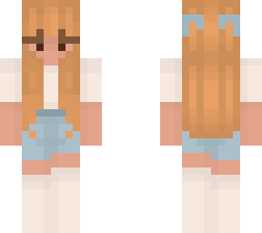 blonde spring girl