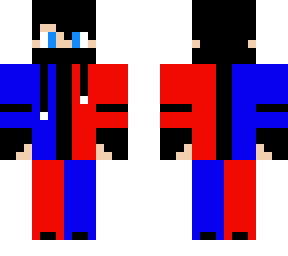 blue and red cool guy