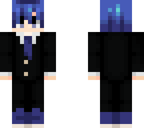 blue suit