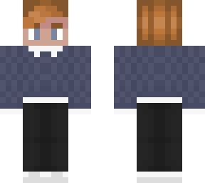 da blue sweater